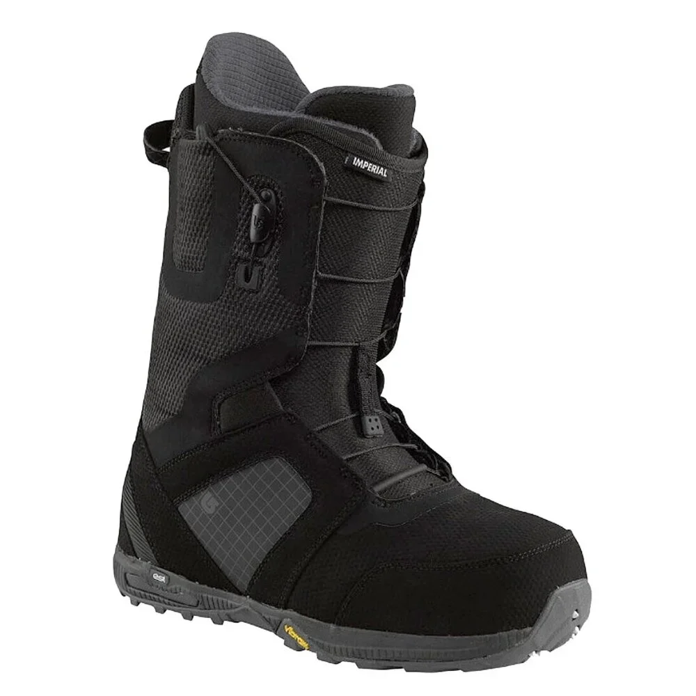 NEW $350 Burton Imperial Snowboard Boots! Size 9 Black Speed Zone Laces